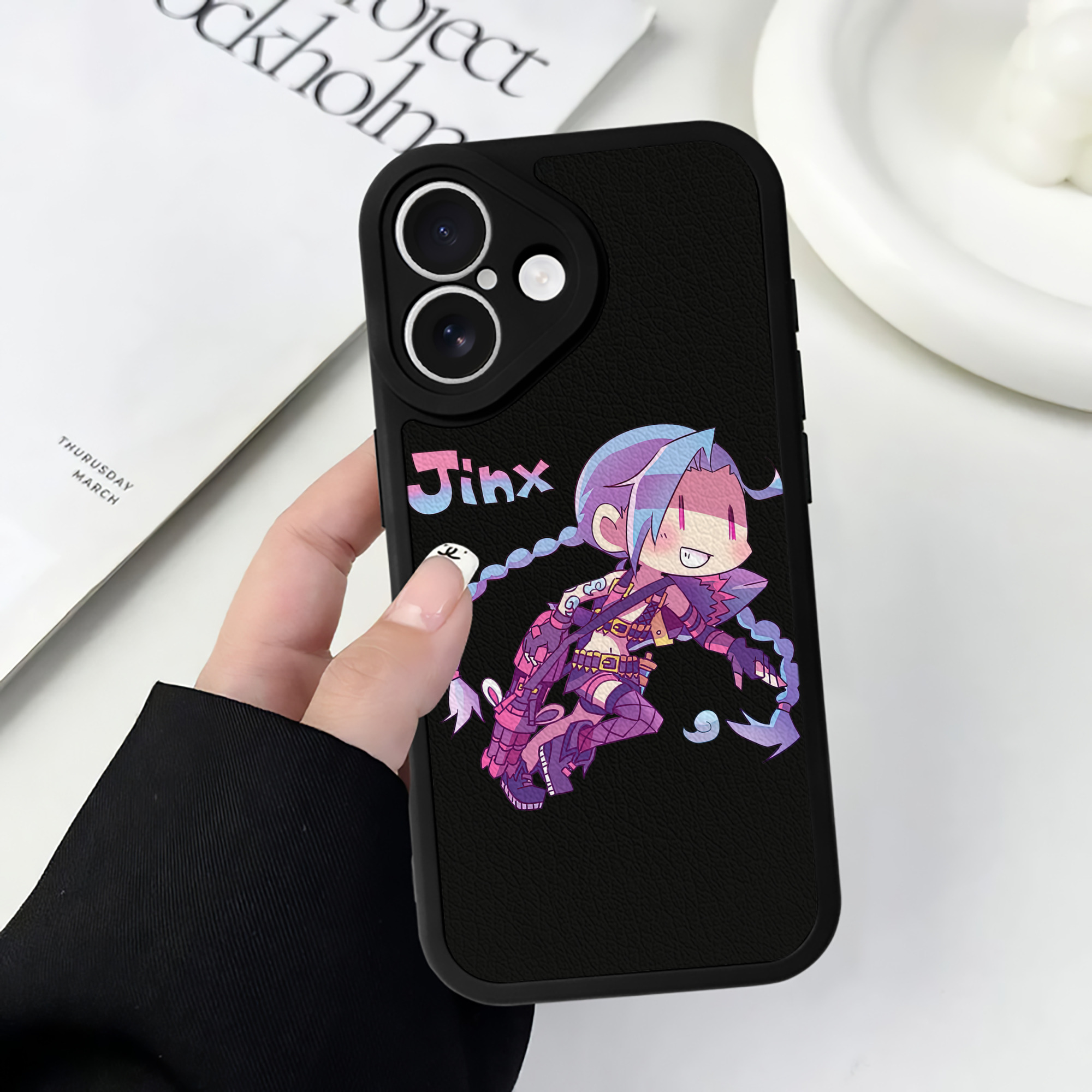 リーグ・オブ・レジェンド League of Legends LOL 【iPhone 16シリーズ対応】シリコンスマホケース（レザー調） 材質：シリコン